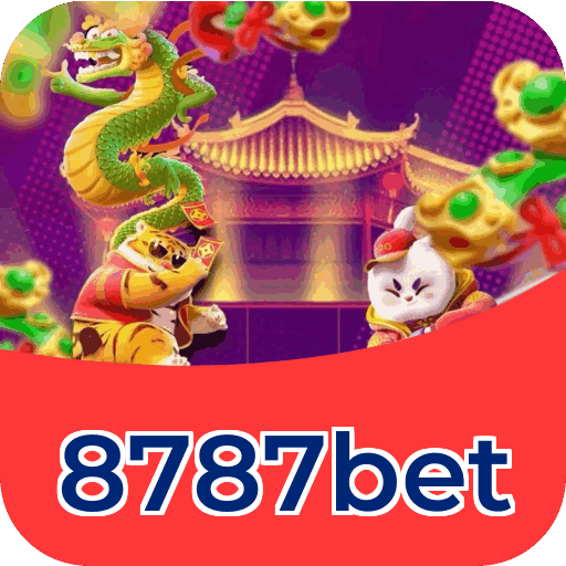 Interface do aplicativo 8787bet mostrando jogos disponíveis no iOS e Android